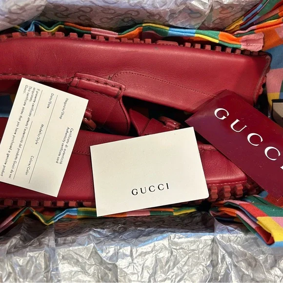 Gucci Men's Bold Red Loafers - Picture 5 of 16